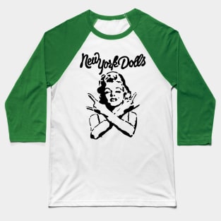 New york dolls line art Baseball T-Shirt